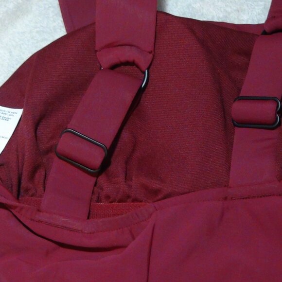 AQUA GREEN Women's Asymmetrical Shoulder One Piece Swimsuit Burgundy Small 4/6 - Picture 13 of 15